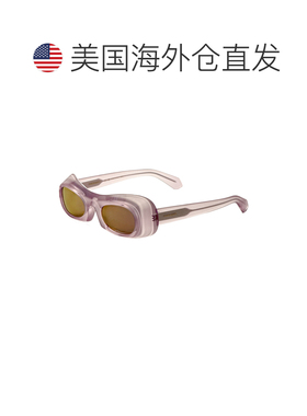 自营salvatore ferragamo菲拉格慕女式51毫米紫色太阳镜-透明淡紫