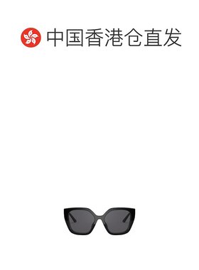 香港直邮PRADA 女士太阳镜 PR24XS1AB5Z1A SS2024 黑色 徽标猫眼
