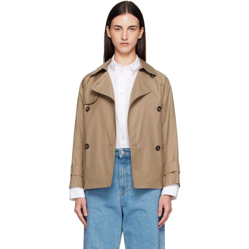 1h可退 香港直邮MaxMara 麦斯玛拉 女士 黄褐色 Zeno 夹克 251902,淘宝优惠券,粉丝福利购,淘宝优惠卷