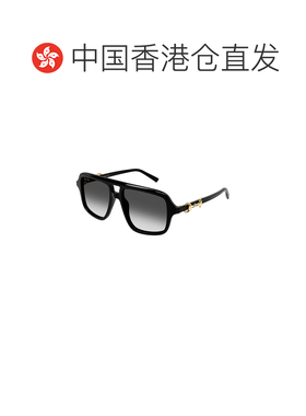 1h可退香港直邮GUCCI 女士眼镜 GG2052S007 SS2026 黑色 全框太阳