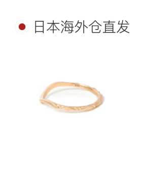 日本直邮NOJESS 女士K10金属镶嵌粉红戒指 独特设计风格 适合各种