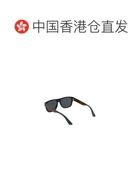 自营GUCCI 女士眼镜 GG0341S001 古驰太阳镜 黑色CO配饰