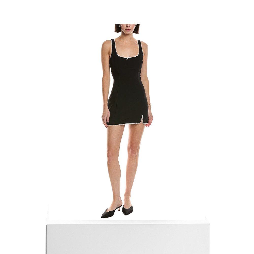 自营Amanda Uprichard Valetta Romper - black 美国奥莱直发 - 图3