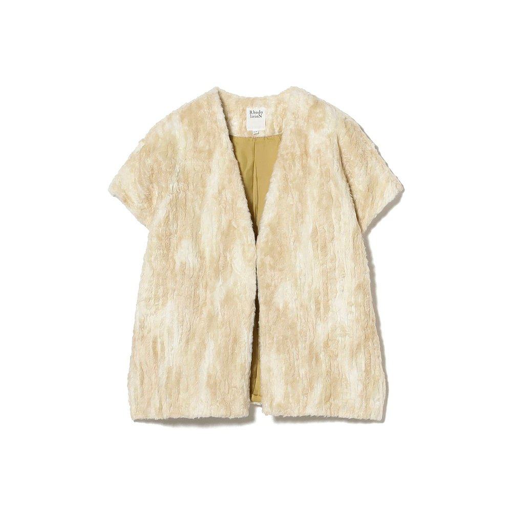 1h可退 日本直邮RhodolirioN 女装 宽松版型 长毛仿皮短款外套 法,淘宝优惠券,粉丝福利购,淘宝优惠卷