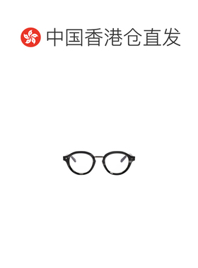 香港直邮VALENTINO 男士眼镜 VLX132B4600 AW2024 黑色 圆框平光