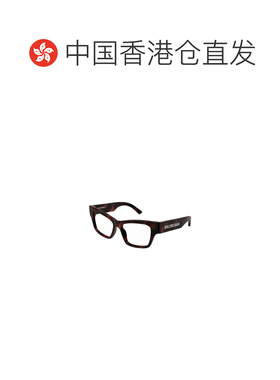 1h可退 香港直邮BALENCIAGA 女士眼镜 BB0378O002 SS2025 黑色 几