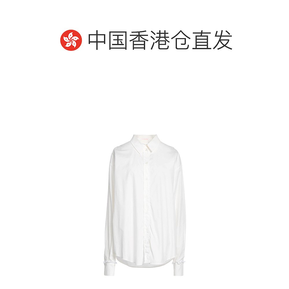 香港直邮潮奢 SEE BY CHLOÉ 女士 Blouses 纯色衬衫 - 图1