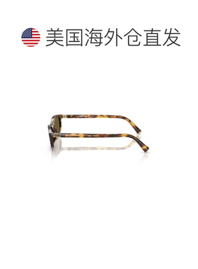 自营miu miu0mu A06s Rectangular Tortoiseshell Sunglasses wit