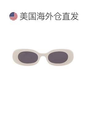 自营Off-White AMALFI Dark Grey Oval Unisex Sunglasses OERI08