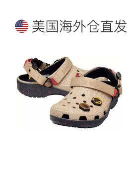 自营Men's Crocs Jurassic World 211207-90H Clogs Beige Heel S
