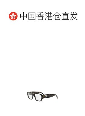 1h可退 香港直邮FENDI 男士眼镜 FE50123I052 SS2025 黑色 全框平