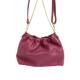 Japan direct mail MILLELA FIRENZE ແມ່ຍິງ handbag ຫນັງຮອບ drawstring ການອອກແບບເປີດແມ່ເຫຼັກ
