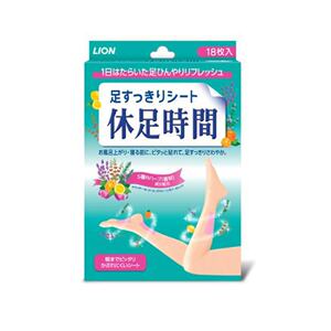 韩国直邮OLIVE YOUNG专享 LION狮王足贴休足时间清凉解压足贴正品