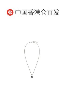 香港直邮FENDI 男士项链 7AK013B09F0VD1 CO 银色 项链 FF吊坠