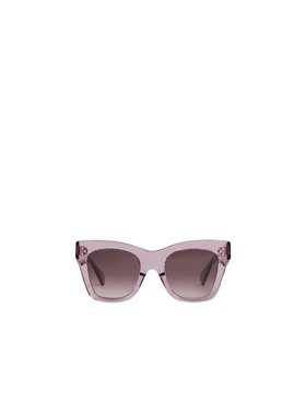 CELINE 女士眼镜 4S004CPLB32TL AW2022 紫色 徽标猫眼框太阳镜