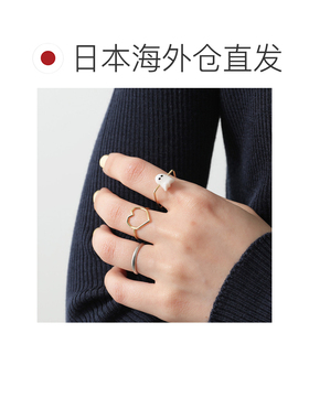 日本直邮ALIITA 迷你幽灵戒指 - 女士幽灵图案戒指 - J1000/黄金