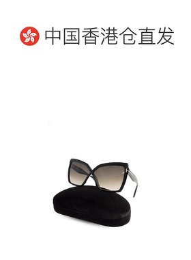 1h可退 香港直邮TOM FORD 女士太阳镜 FT119506301B CO 黑色 Sung