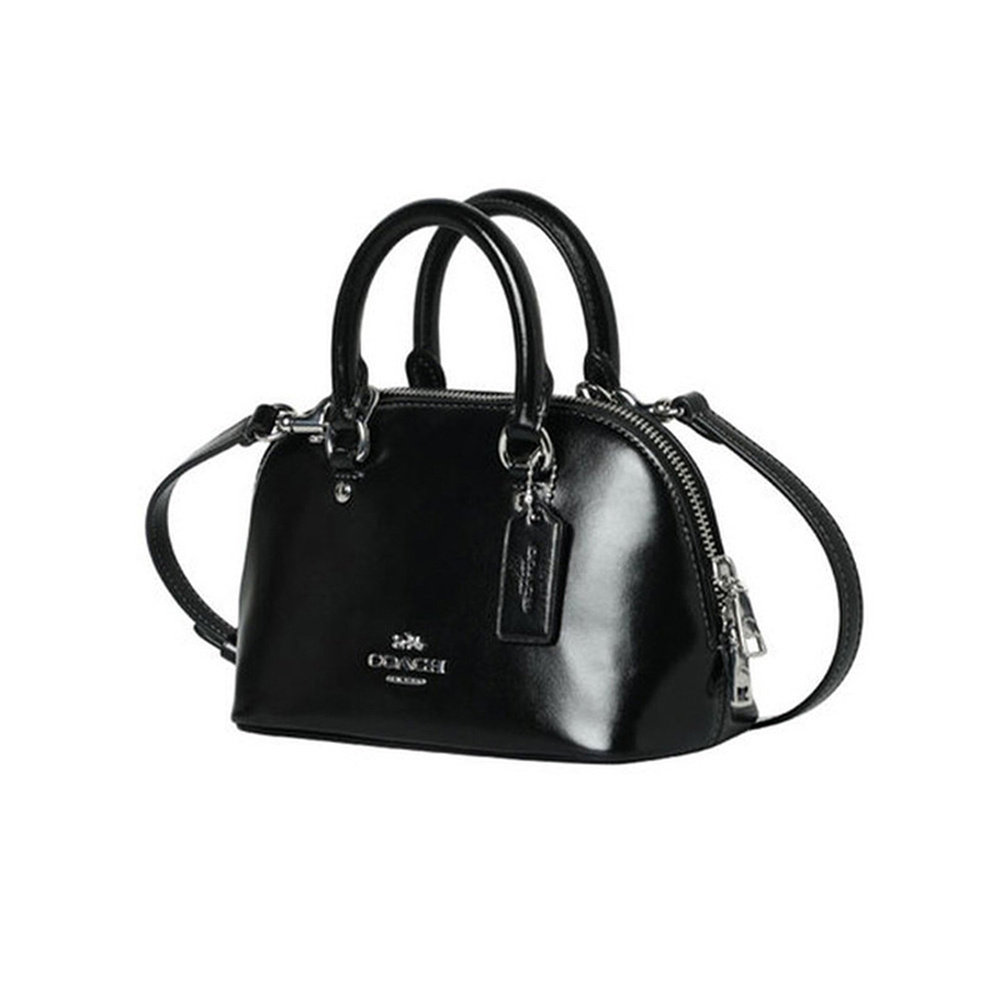 COACH outlet model SATCHEL LARA22 leather shoulder crossbody handbag CEA01