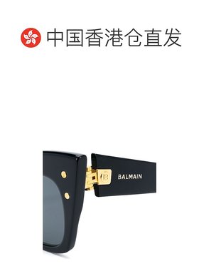 1h可退 香港直邮BALMAIN 男士太阳镜 BPS101C55 AW2021 黑色 Occh