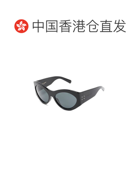 1h可退 香港直邮潮奢 Saint Laurent 圣罗兰 女士 椭圆形太阳镜 8