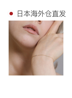 1h可退 日本直邮cui-cui 0.064ct 香槟钻石手链 K10YG 754752