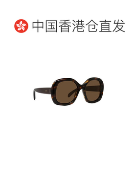 香港直邮CELINE 女士眼镜 CL40163I56E AW2021 绿色 全框太阳镜