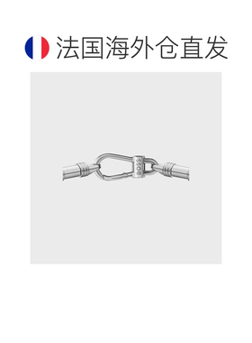 自营欧洲直邮HUGO BOSS雨果博斯 LIAM男士现代银色精钢手链配饰