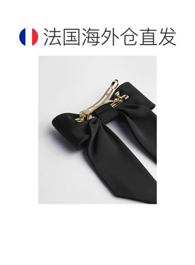 自营欧洲直邮Dior迪奥 女士黑色粘胶纤维CD标志蝴【付后1h可退】