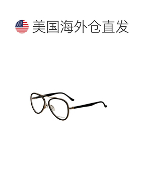 自营Donna Karan Women's 54 mm Black Opticals - black crystal