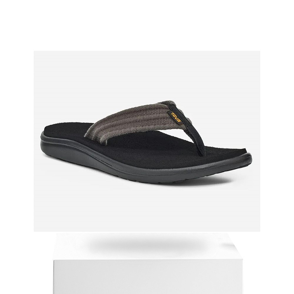 自营 teva男式Voya帆布翻底凉鞋在细雨中 美国奥莱直发沙滩鞋拖鞋 - 图3