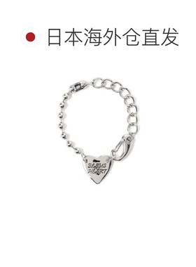 日本直邮BEAMS HEART女士金属心形logo手链 43420542414配饰礼物