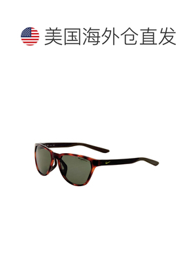 自营Nike Unisex 56 mm Brown Sunglasses - tortoise 美国奥莱直