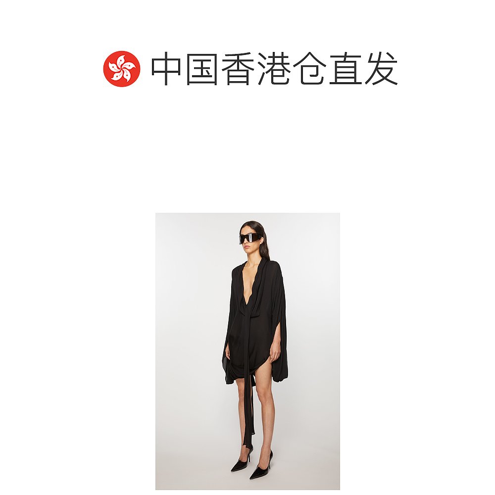 香港直邮潮奢 Acne Studios 艾克妮 女士 长袖连衣裙 A20681 - 图1