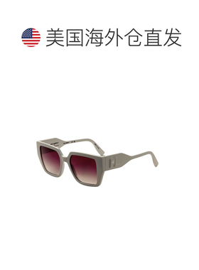 自营Karl Lagerfeld Women's 52 mm White Sunglasses - white 美