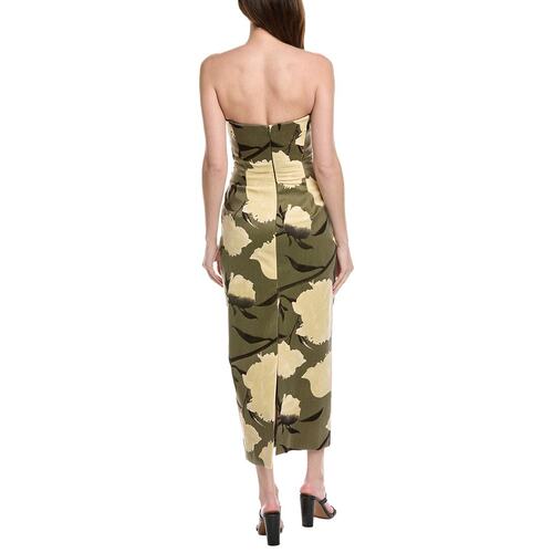自营Lela Rose Draped Bust Sheath Dress - brown 美国奥莱直发 - 图2