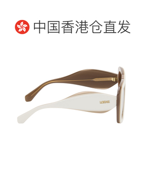 香港直邮LOEWE 女士眼镜 LW40198U25E AW2026 棕色 全框太阳镜