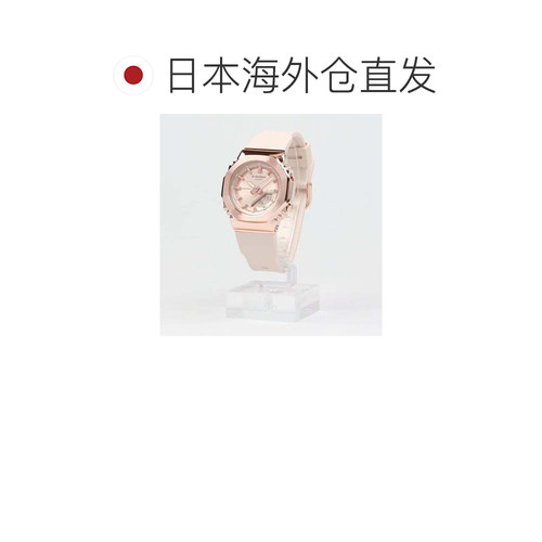 日本直邮CASIO 2100系列/金属表圈/GM-S2110PG-4AJF（粉金色） - 图1