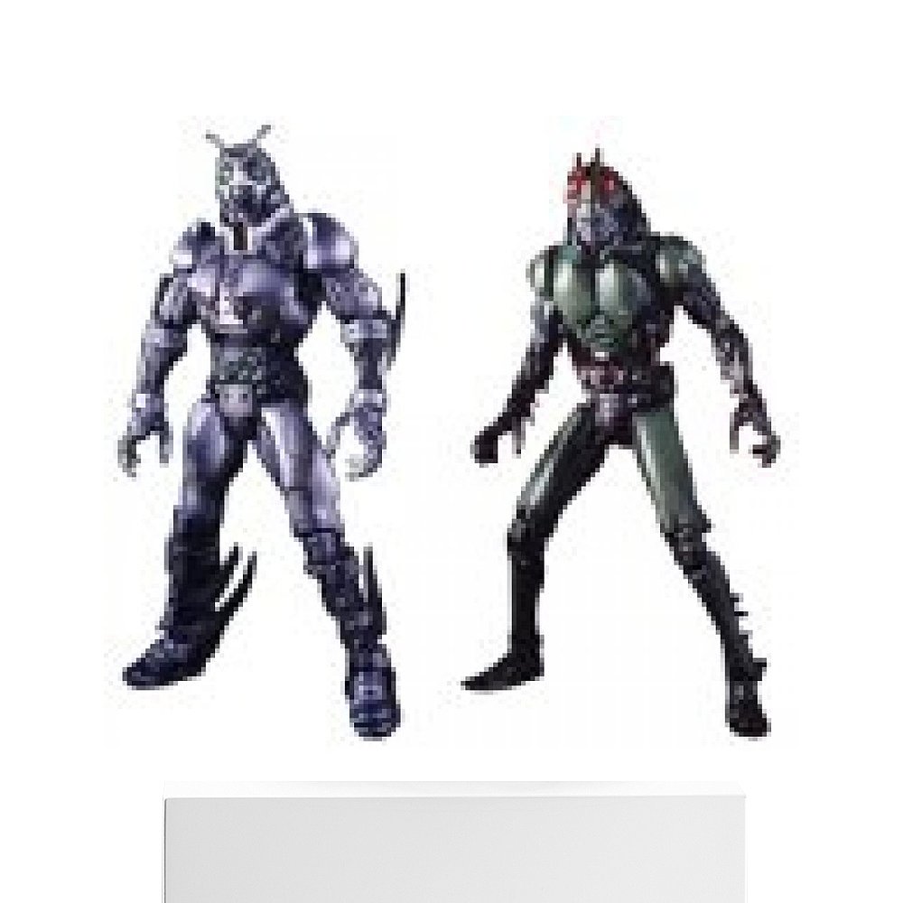 【日本直邮】S.I.C.Vol17Shadow Moon &假面骑士黑 人偶万代 - 图3