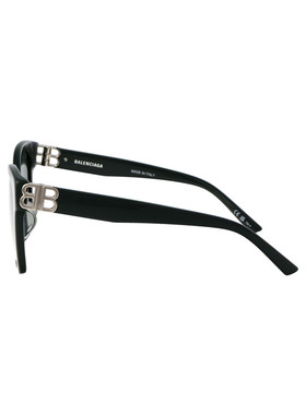 BALENCIAGA 女士眼镜 BB0102SA014 SS2025 绿色 全框太阳镜