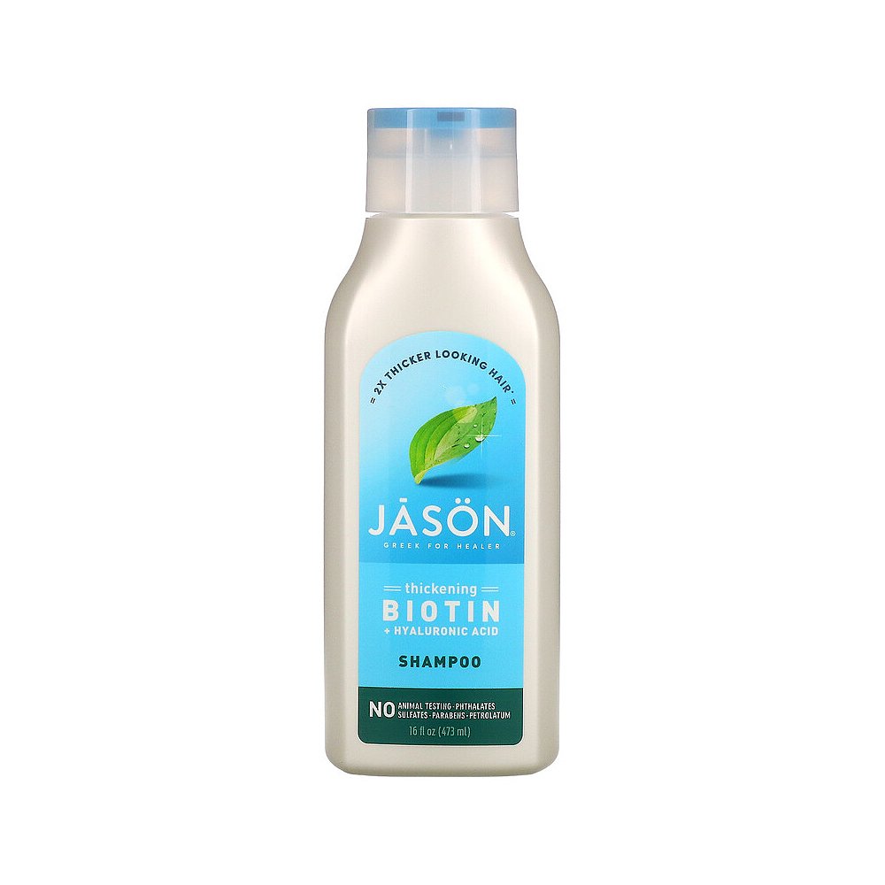 美国直邮Jason Natural洗发水生物维生素持续精致丰盈顺滑473ml-图0