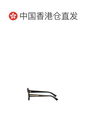 香港直邮MARNI 男士眼镜 BANOPTICALNERO AW2025 黑色 几何平光镜