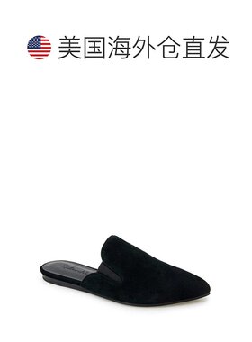 自营Splendid Lee Slippers Women's Black Suede Slip On Pointe
