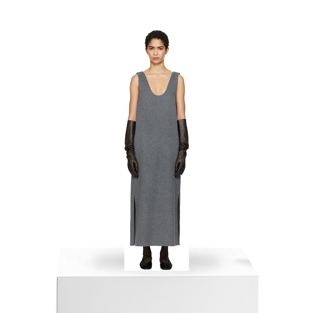 1h可退 潮奢 Carven 卡纷 女士 灰色 Vest 连衣裙 6242K2143802 - 图3