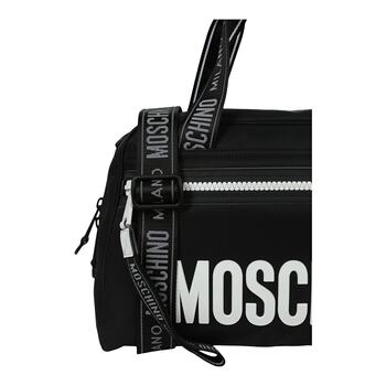 moschino nylon shoulder duffel bag - dreamy print ຜົມຊື່ສີຂາວ