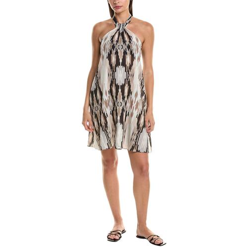 自营Natori Ibiza Halter Dress - tan 美国奥莱直发连衣裙吊带 - 图0
