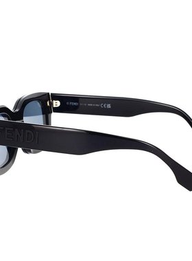 FENDI 男士太阳镜 FE40119I01V SS2024 黑色 logo标识太阳镜