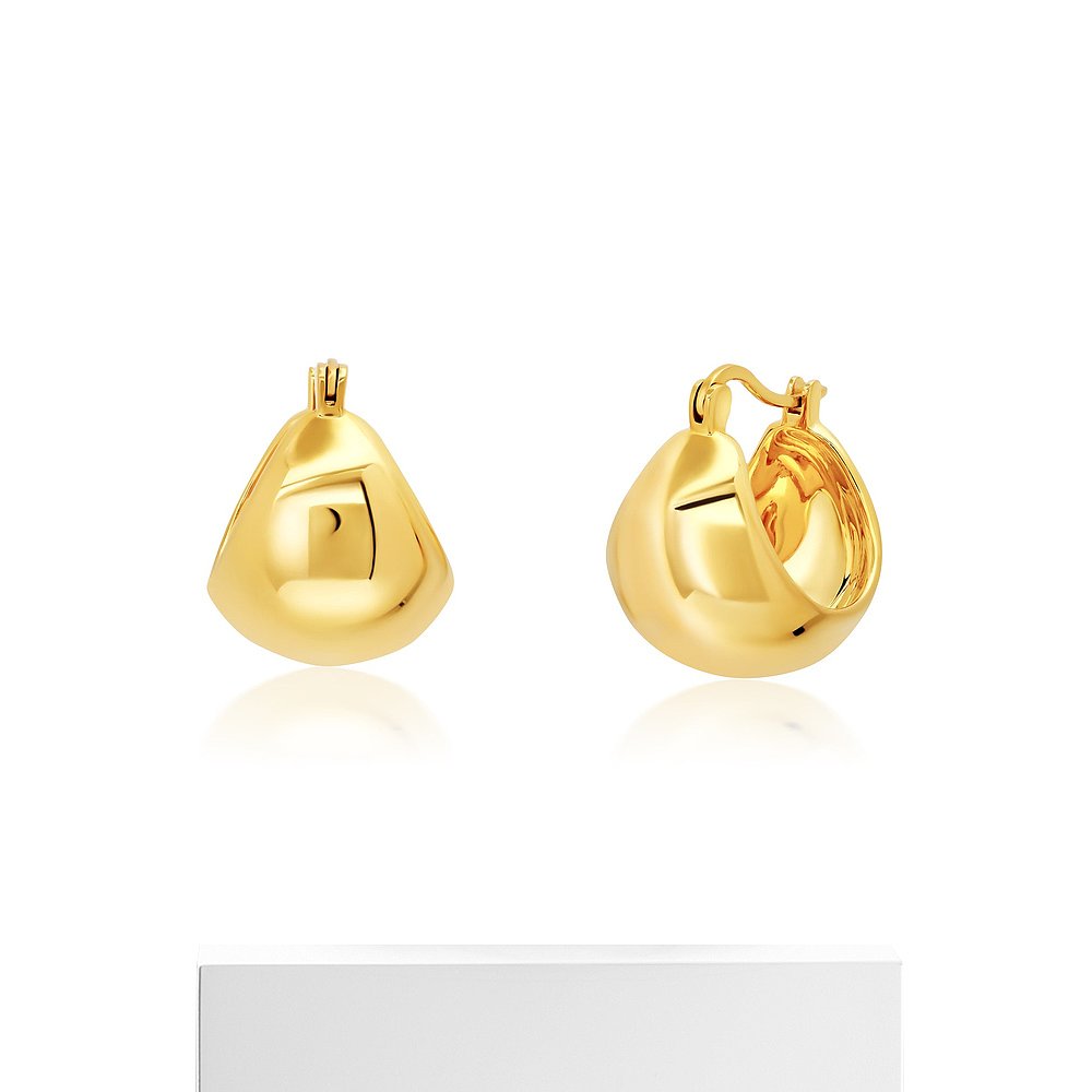 max + stone18K Yellow Gold Over Sterling Silver Vermeil Glob - 图3