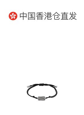 香港直邮FENDI 男士手链手镯 7AJ914ATWWF0VD1 SS2025 黑色 丝带