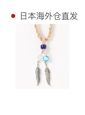 日本直邮CAYHANE 蓄光萤火虫珠颈链 亚鉛合金真铜合成皮革材质 自