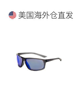 自营Nike Men's 66 mm Grey Sunglasses - dark grey 美国奥莱直